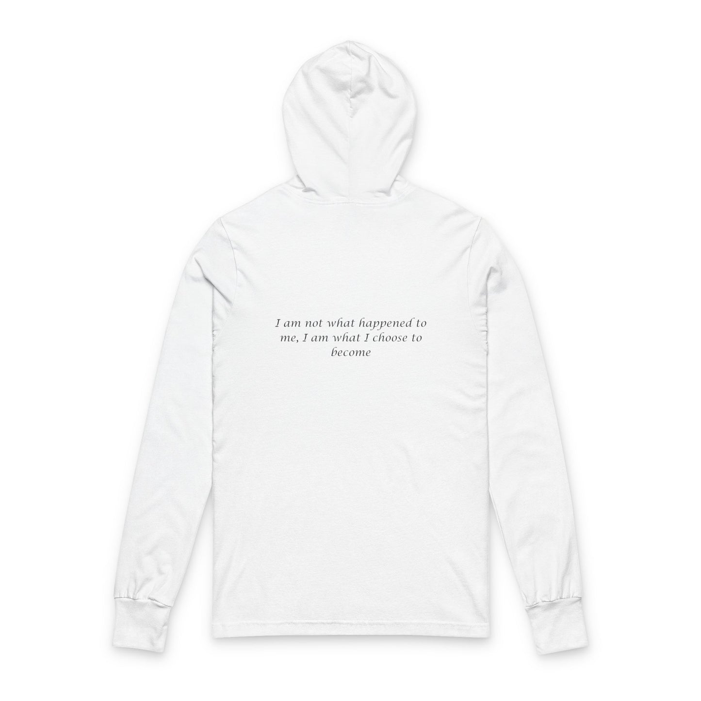 Motivational Unisex Hooded Long Sleeve Tee - 'Fear Is A Liar' & Inspirational Quote - MatMilitia
