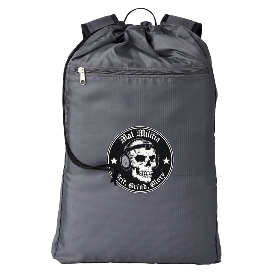 Logo Getaway Cinchback Backpack - MatMilitia