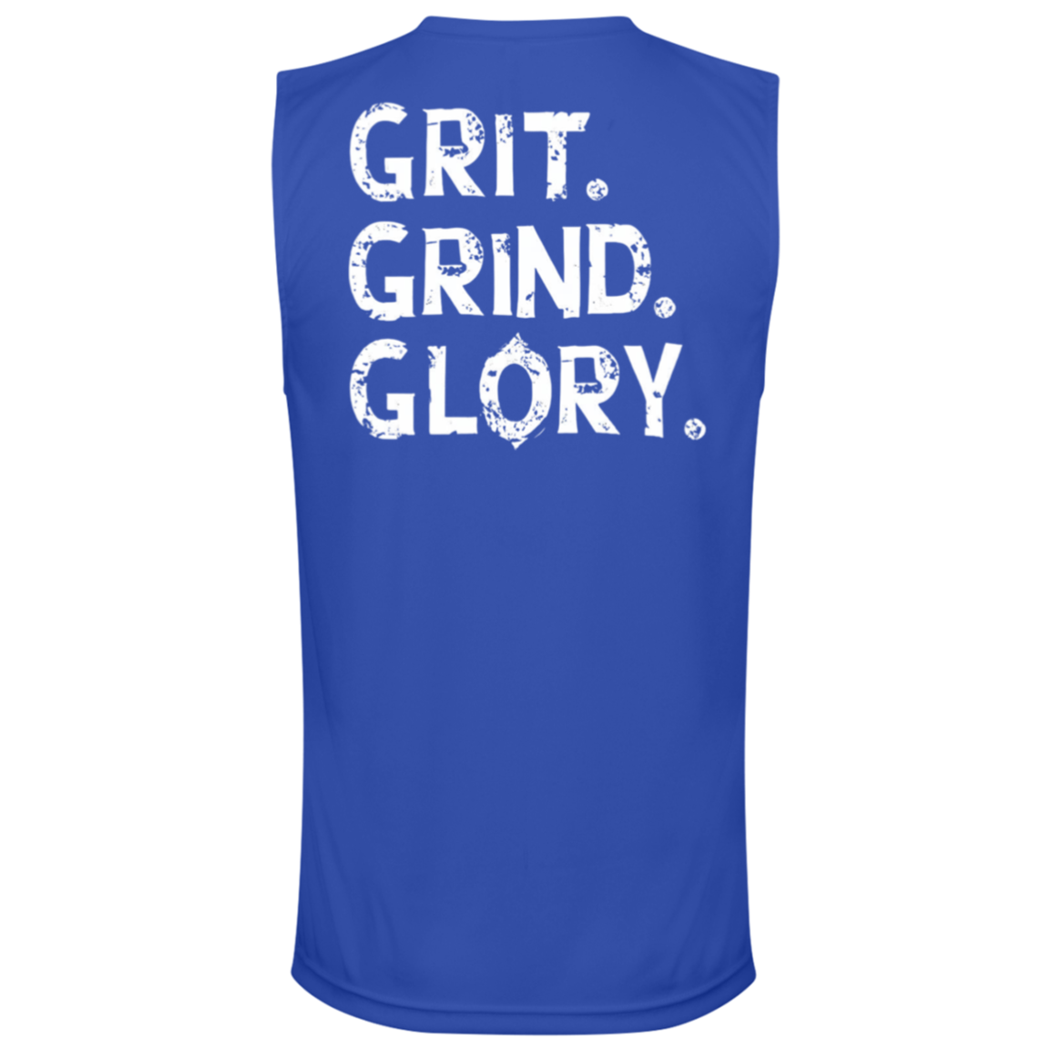 Large Logo Mens Zone Muscle Tee - MatMilitia