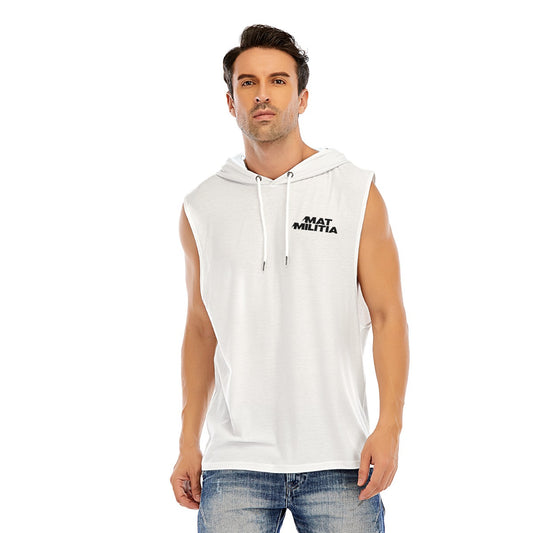Mat Militia Men's Faith-Based Sleeveless Hoodie with 'There Is Only One Way' Design - MatMilitia 